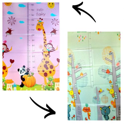 Килимок ігровий (ТЕРМО) 2-х сторонній EVA C-64701 (20) 180х120х0. 8см, в сумці  мініатюра фото 1