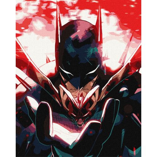 Картина за номерами з фарбами металік "Batman: Темний Лицар" 40х50 см  мініатюра фото 1