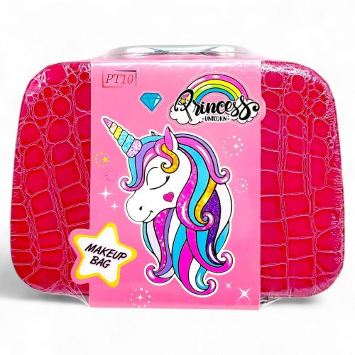 Набір аксесуарів у валізі: парфуми+годинник "Принцеса Єдиноріг" (ЧЕРВОНИЙ)  мініатюра фото 1