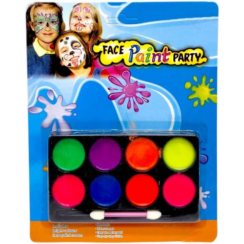 Грим для обличчя, 8 кольорів+аплікатор  мініатюра фото 1