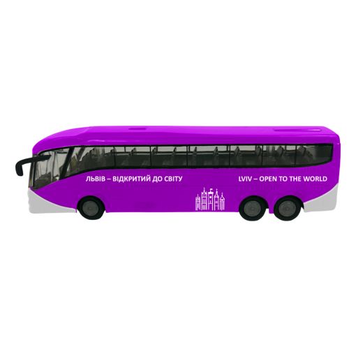 Модель - АВТОБУС ЛЬВІВ (світло, звук)  мініатюра фото 1