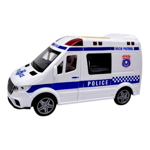 Машина інерційна озвучена, зі світлом (ПОЛІЦЕЙСЬКА)  мініатюра фото 1