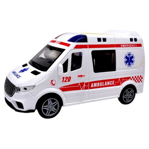 Машина інерційна озвучена, зі світлом (ШВИДКА ДОПОМОГА)  мініатюра фото 1