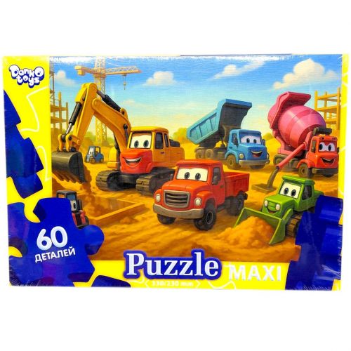 МАКСІ ПАЗЛИ на 60 ЕЛЕМЕНТІВ (будмайданчик)  мініатюра фото 1