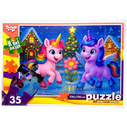 МʼЯКІ ПАЗЛИ 35 ЕЛЕМЕНТІВ (НОВОРІЧНЕ ДИВО)  мініатюра фото 1