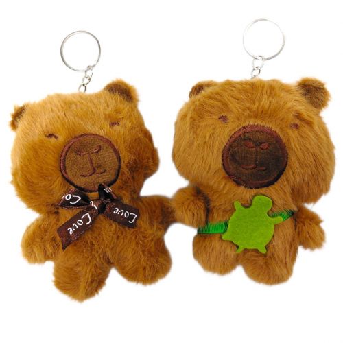 Мʼяка іграшка-брелок Капібара 11 см (мікс)  мініатюра фото 1