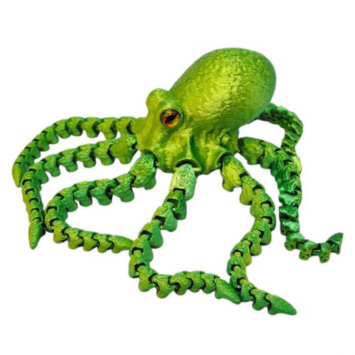 Іграшка рухлива 3D "Восьминіг" 26г 13 см (мікс)  мініатюра фото 1