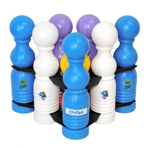 Іграшка розвиваюча "Боулінг", СМУРФИ  мініатюра фото 1