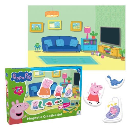 Магнітна гра з планшеткою "Свинка"  мініатюра фото 1