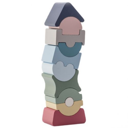 Розвивальна дерев'яна іграшка "Пірамідка"  мініатюра фото 1