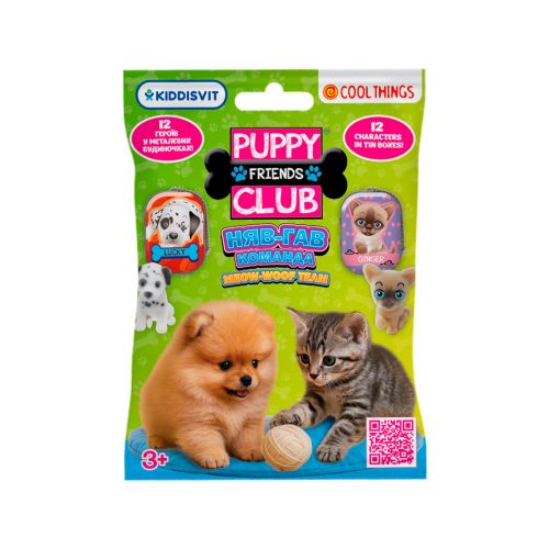 Фигурка-сюрприз COOL THINGS серии "Puppy Club" - НЯВ-ГАВ КОМАНДА (микс)  мініатюра фото 1
