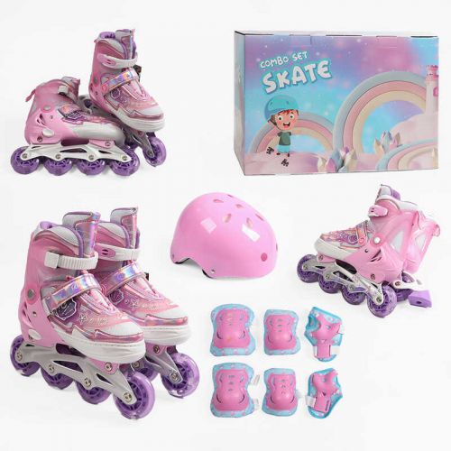 Ролики с защитой (размер 35-38)  мініатюра фото 1