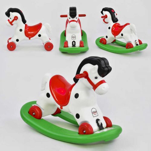 Качалка-каталка 2 в1 Лошадка Pilsan (1) МУЗЫКАЛЬНАЯ  мініатюра фото 1