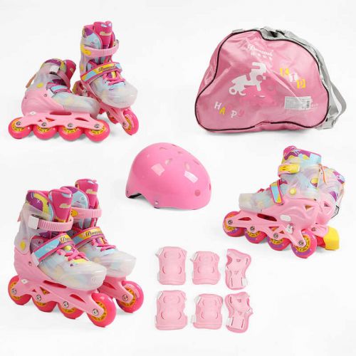 Ролики с защитой размер M 35-38  мініатюра фото 1