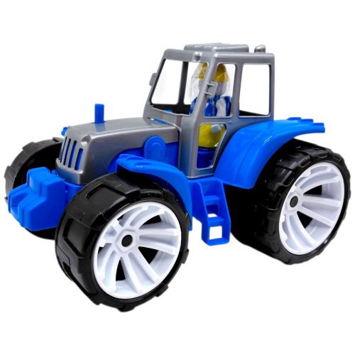 Трактор пластиковий  BAMS 007/6 (СІРИЙ/СИНІЙ)  мініатюра фото 1