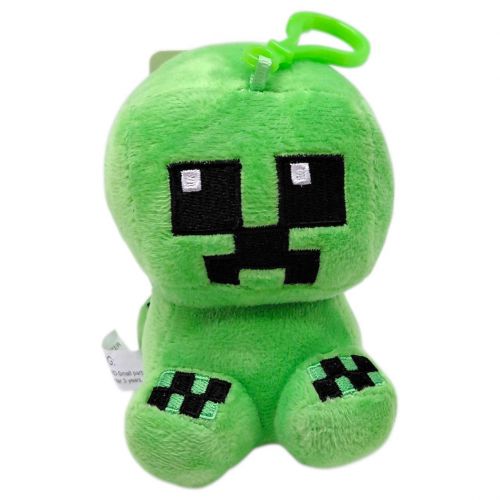 Мʼяка іграшка-брелок MINECRAFT (КРІПЕР)  мініатюра фото 1