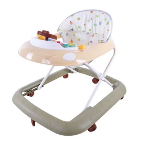 Ходунки музичні з брязкальцями, світло (РОЖЕВИЙ)  мініатюра фото 1