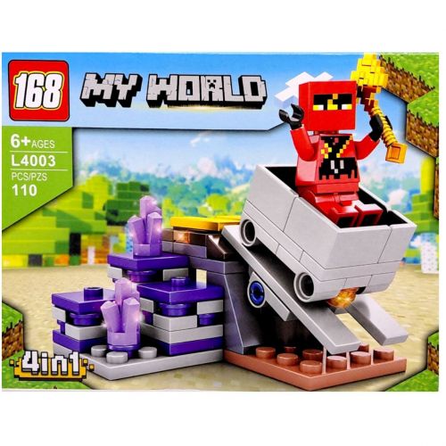 Конструктор "MINECRAFT" 168 елементів (ВИД 1) фото