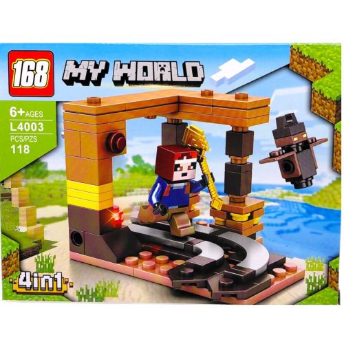 Конструктор "MINECRAFT" 168 елементів (ВИД 2) фото