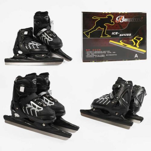 Коньки размер 39-41 (Черный)  мініатюра фото 1