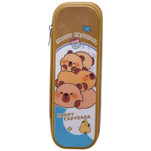 Пенал з утримувачем Капібара уп. PVC (КОРИЧНЕВИЙ)  мініатюра фото 1