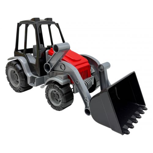 Трактор  Мастер з ковшем, Tigres (ЧЕРВОНИЙ)  мініатюра фото 1