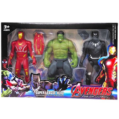Набір героїв MARVEL 6625 A  3шт. в коробці (ВИД 1)  мініатюра фото 1