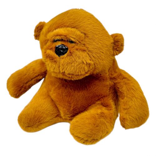 Мʼяка іграшка "Горила" (КОРИЧНЕВА)  мініатюра фото 1