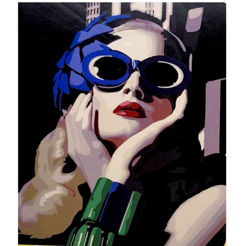 Картина по номерам "Девушка будущего" 40*50 см  мініатюра фото 1