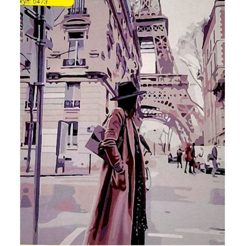 Картина по номерах "У мicтi закоханих" 40*50 см  мініатюра фото 1