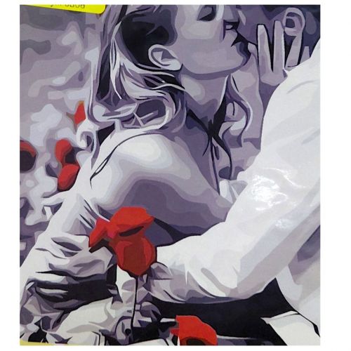 Картина по номерах 0506 ОРТ кол.  Маковий поцiлунок 40*50  мініатюра фото 1