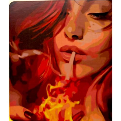 Картина по номерах "Вогняна жiнка" 40*50 см  мініатюра фото 1