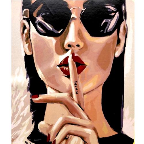 Картина по номерах "Загадкова таємниця" 40*50 см  мініатюра фото 1