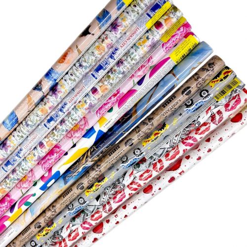 Подарункова листова обгортка 640 х 900мм (мікс видів)  мініатюра фото 1