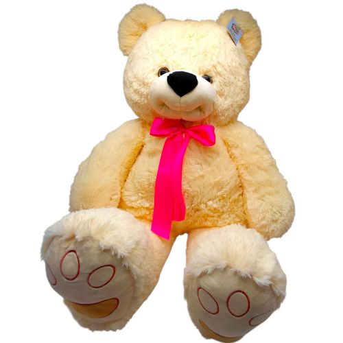 М'яка іграшка "Ведмідь Бонік" (1 м) КРЕМОВИЙ  мініатюра фото 1
