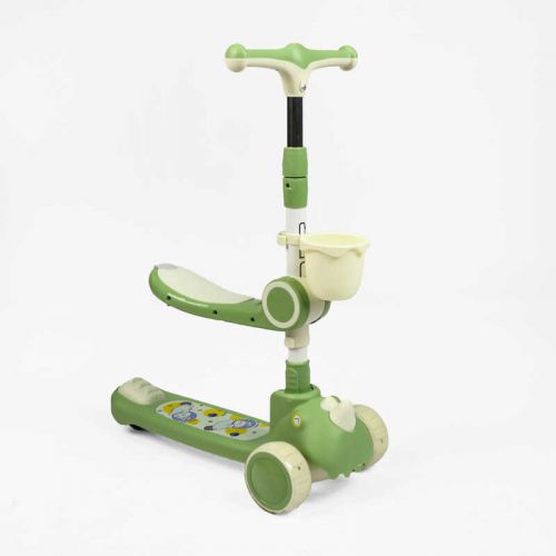 Самокат триколісний з сидінням  мініатюра фото 1