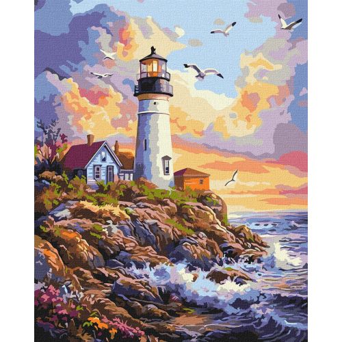 Картина по номерах "Приморський спокій" 40х50 см  мініатюра фото 1