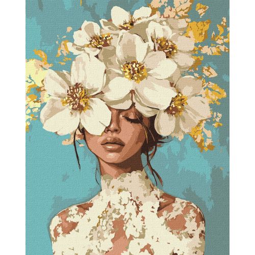 Картина по номерах з фарбами металік "Квітучі мрії" 40х50 см  мініатюра фото 1