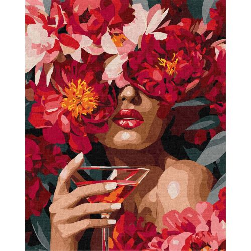 Картина по номерах "Квіткова Спокуса" 40х50 см  мініатюра фото 1