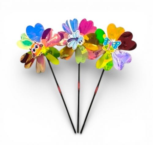 Вітрячок (400) ЦІНА ЗА 1 ШТУКУ (МІКС ВИДІВ), дизайн середини вітрячка може відрізнятись  мініатюра фото 1