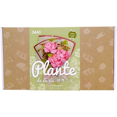 Конструктор “Букет квітів”, штучні квіти, стрічка, флористична плівка, в коробці  мініатюра фото 1