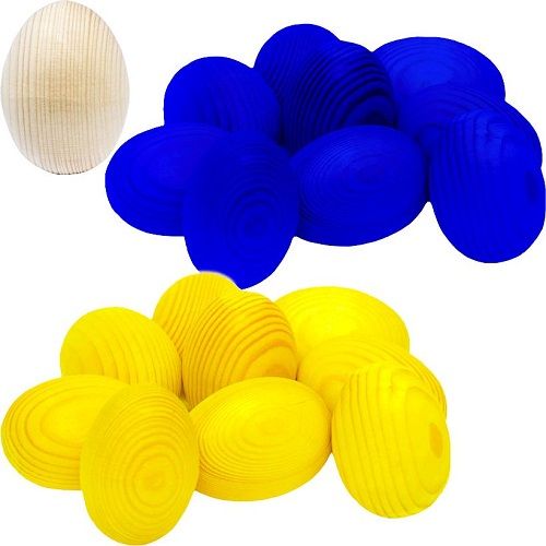 Забарвлення заготівля з дерева"Яйце"  мініатюра фото 1