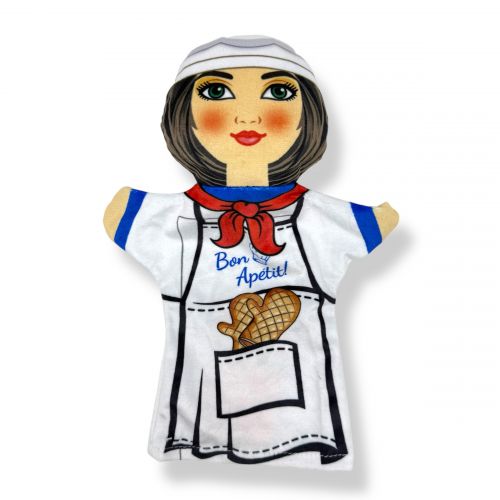 Мʼяка іграшка (Лялька на руку "Повар")  мініатюра фото 1