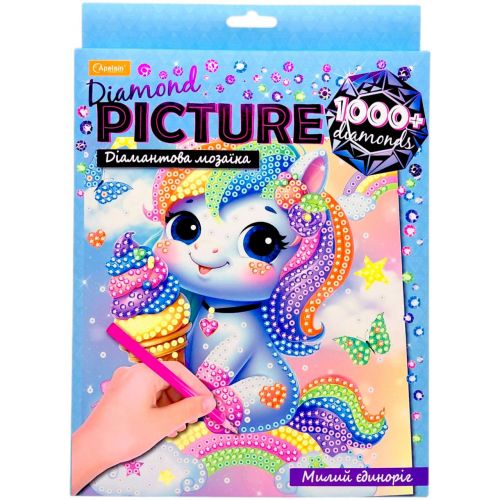Алмазна мозаїка "Diamond Picture: Милий єдиноріг" фото
