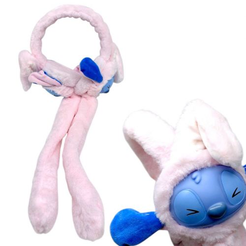 М’які вушка "STITCH" для дітей (РОЖЕВИЙ)  мініатюра фото 1