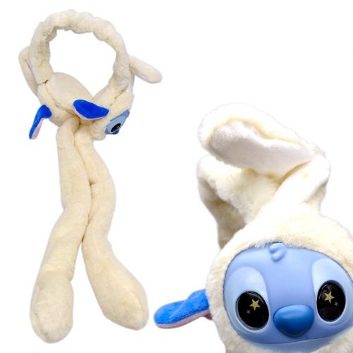 М’які вушка "STITCH" для дітей (КРЕМОВИЙ)  мініатюра фото 1