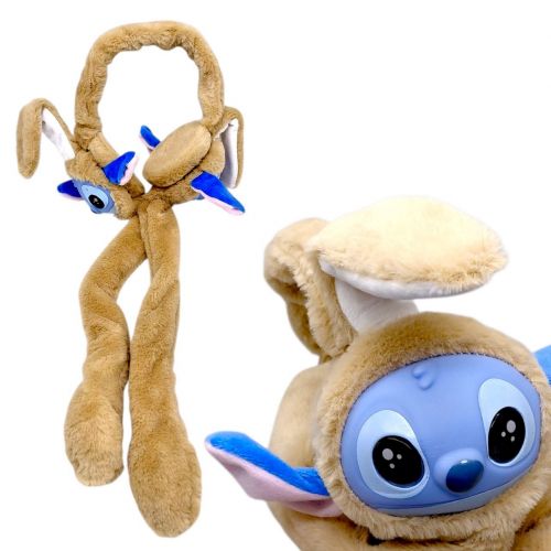 М’які вушка "STITCH" для дітей (БЕЖЕВИЙ)  мініатюра фото 1