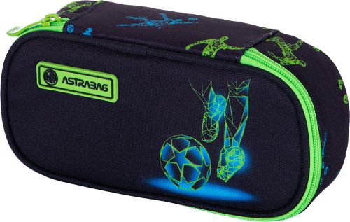 Пенал Astrabag Football motion (22 x 11 x 5,5 см)  мініатюра фото 1