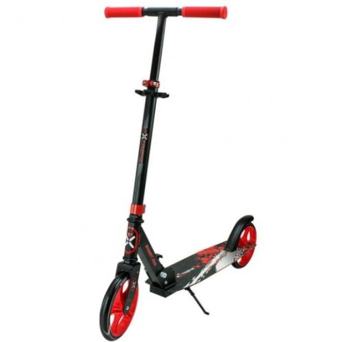 Самокат міський 2-х колісний алюміній, колеса 200 мм (ЧЕРВОНИЙ)  мініатюра фото 1