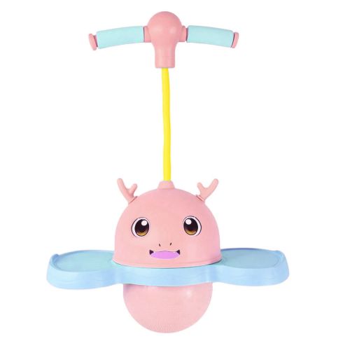 Стрибунець для стрибків 90*38 см, світло у короб 42*19*21 см (РОЖЕВИЙ)  мініатюра фото 1